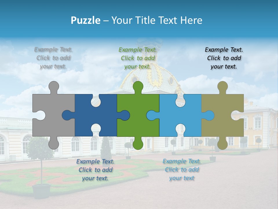 Baroque Golden Balustrade PowerPoint Template