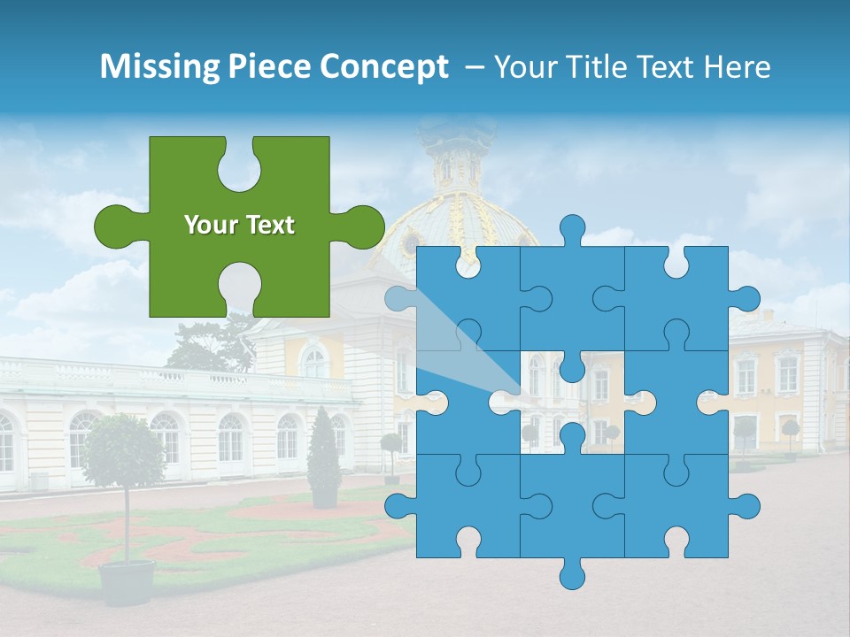 Baroque Golden Balustrade PowerPoint Template