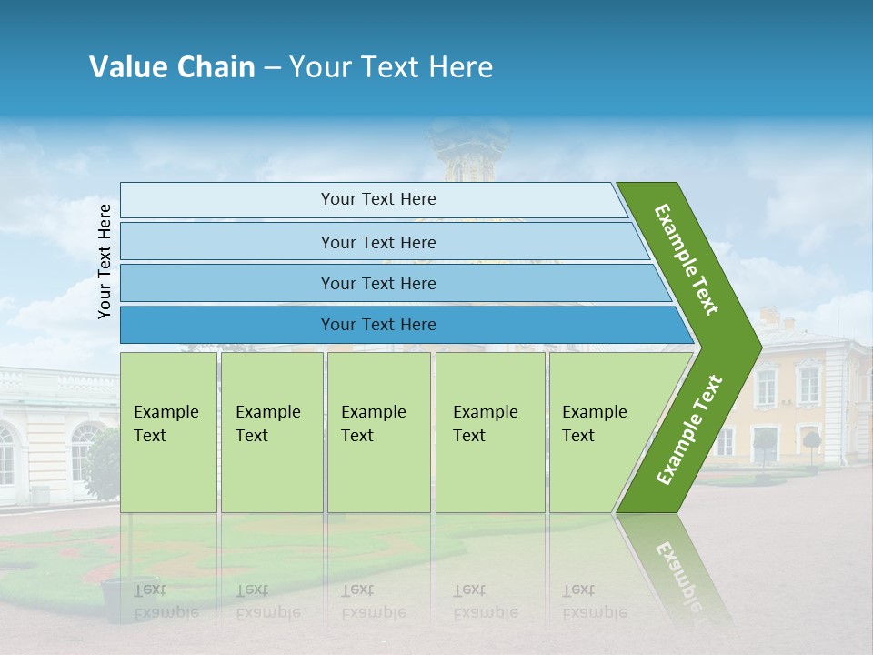 Baroque Golden Balustrade PowerPoint Template