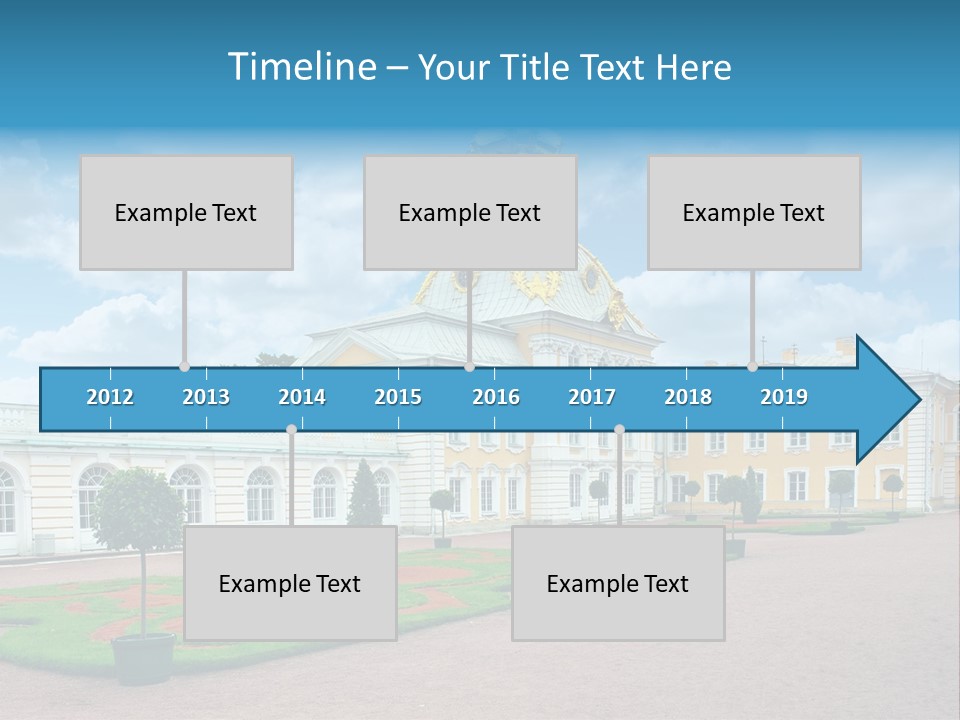 Baroque Golden Balustrade PowerPoint Template