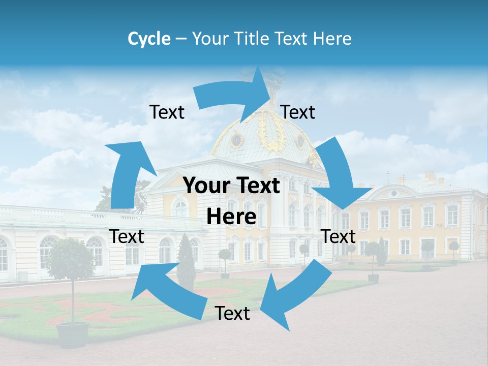 Baroque Golden Balustrade PowerPoint Template