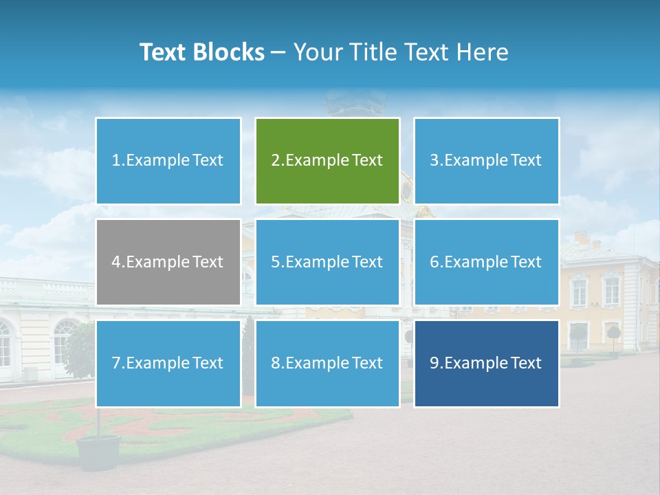 Baroque Golden Balustrade PowerPoint Template