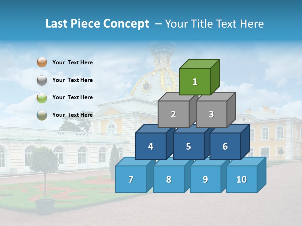 Baroque Golden Balustrade PowerPoint Template