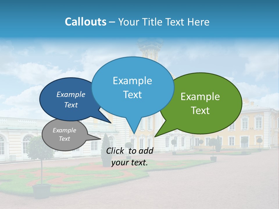 Baroque Golden Balustrade PowerPoint Template