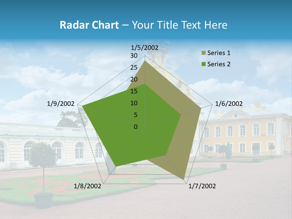 Baroque Golden Balustrade PowerPoint Template