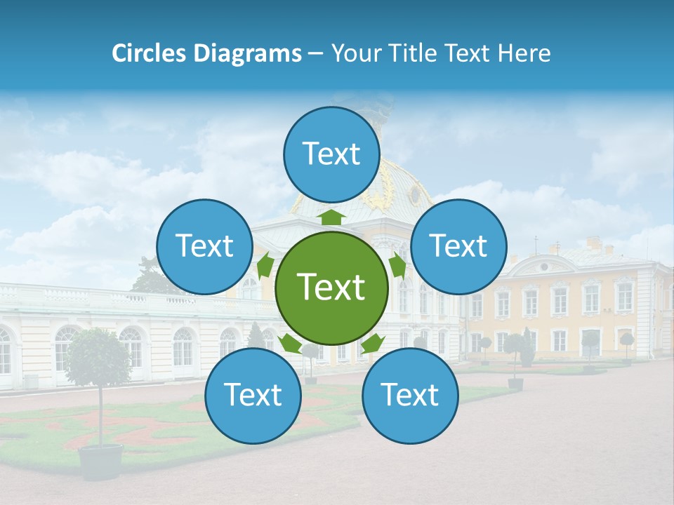 Baroque Golden Balustrade PowerPoint Template