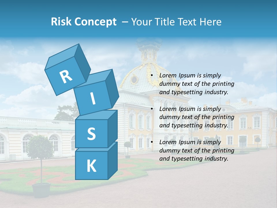 Baroque Golden Balustrade PowerPoint Template