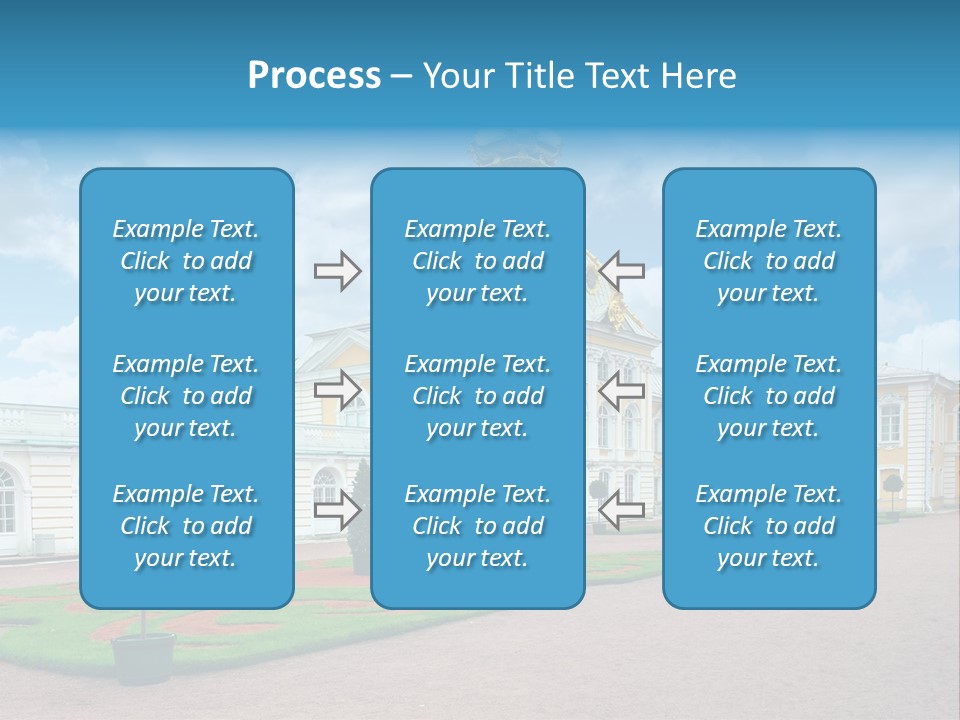 Baroque Golden Balustrade PowerPoint Template