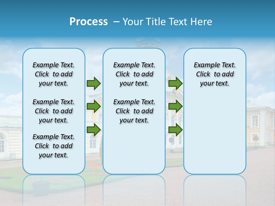 Baroque Golden Balustrade PowerPoint Template