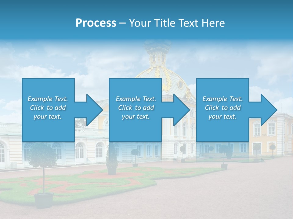 Baroque Golden Balustrade PowerPoint Template