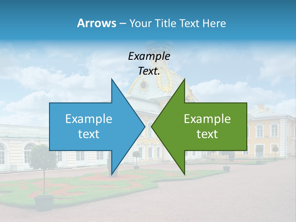 Baroque Golden Balustrade PowerPoint Template