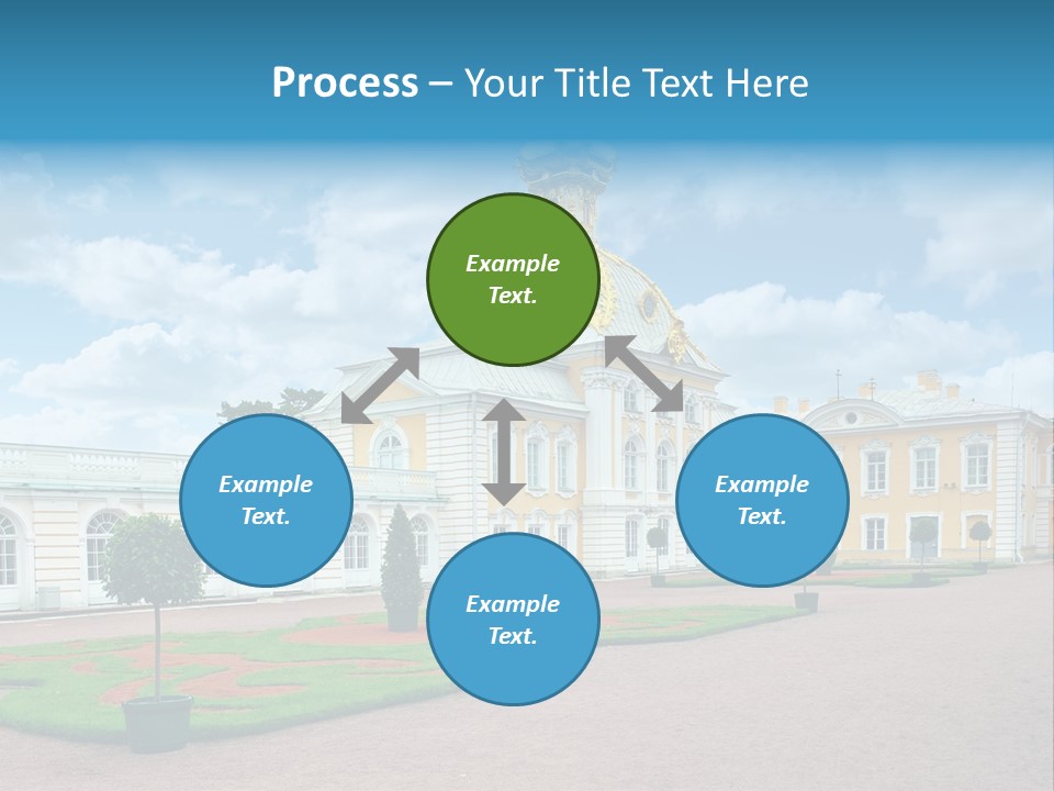 Baroque Golden Balustrade PowerPoint Template