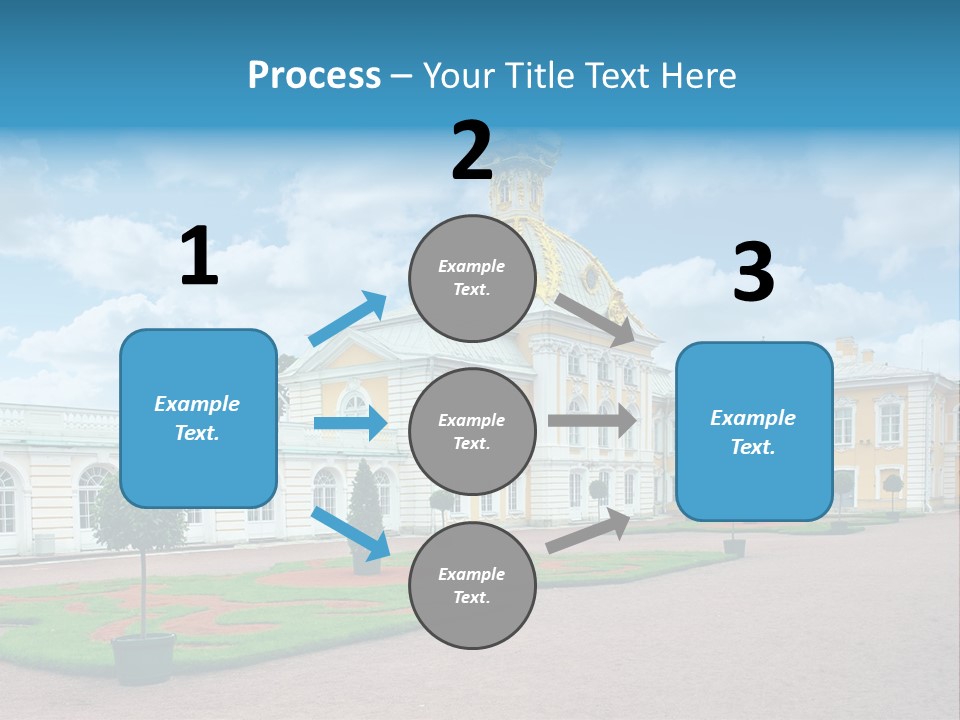 Baroque Golden Balustrade PowerPoint Template