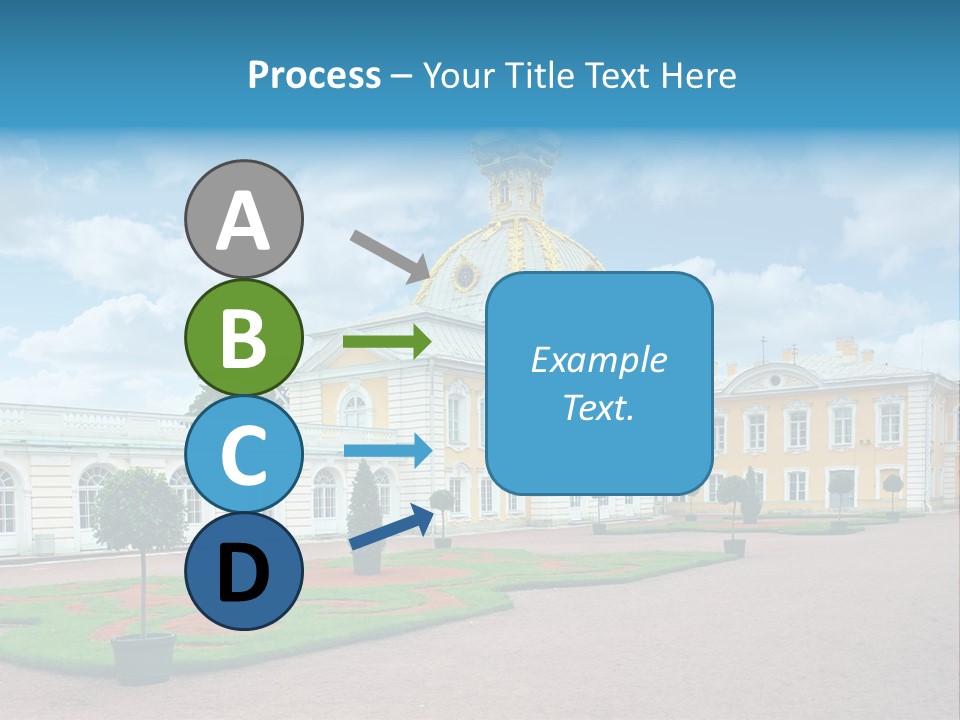 Baroque Golden Balustrade PowerPoint Template