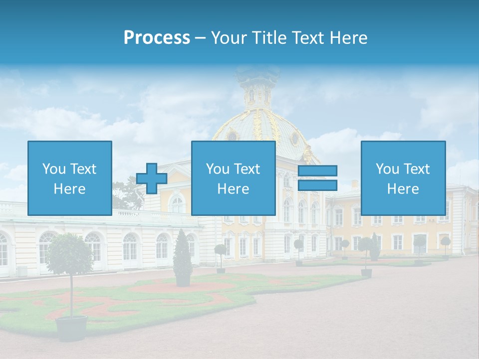 Baroque Golden Balustrade PowerPoint Template