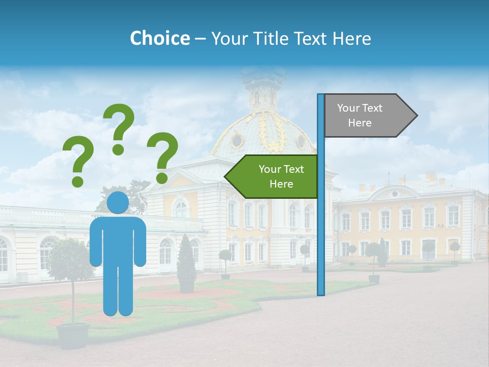 Baroque Golden Balustrade PowerPoint Template