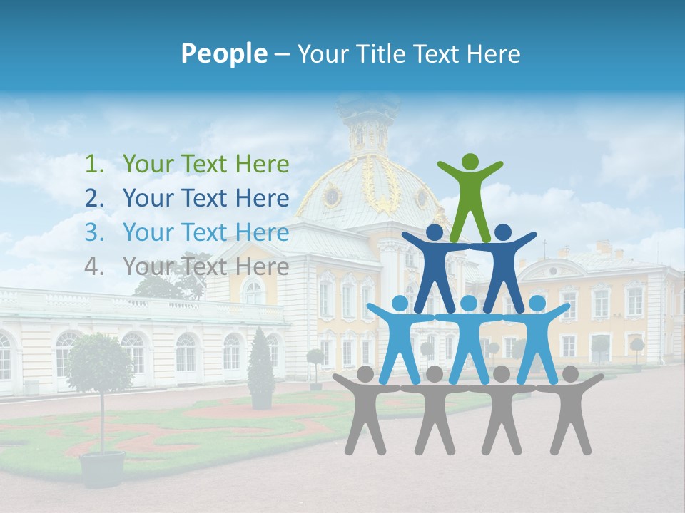 Baroque Golden Balustrade PowerPoint Template