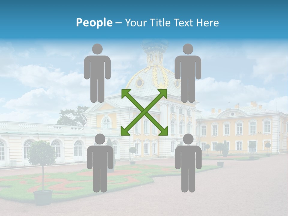 Baroque Golden Balustrade PowerPoint Template