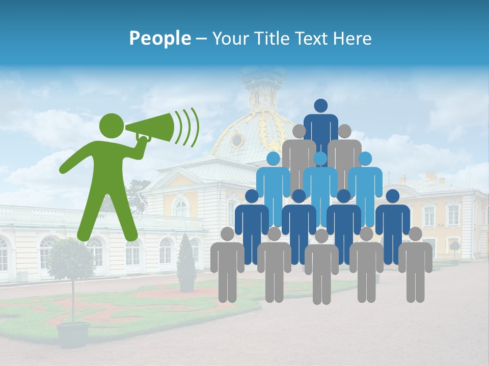 Baroque Golden Balustrade PowerPoint Template