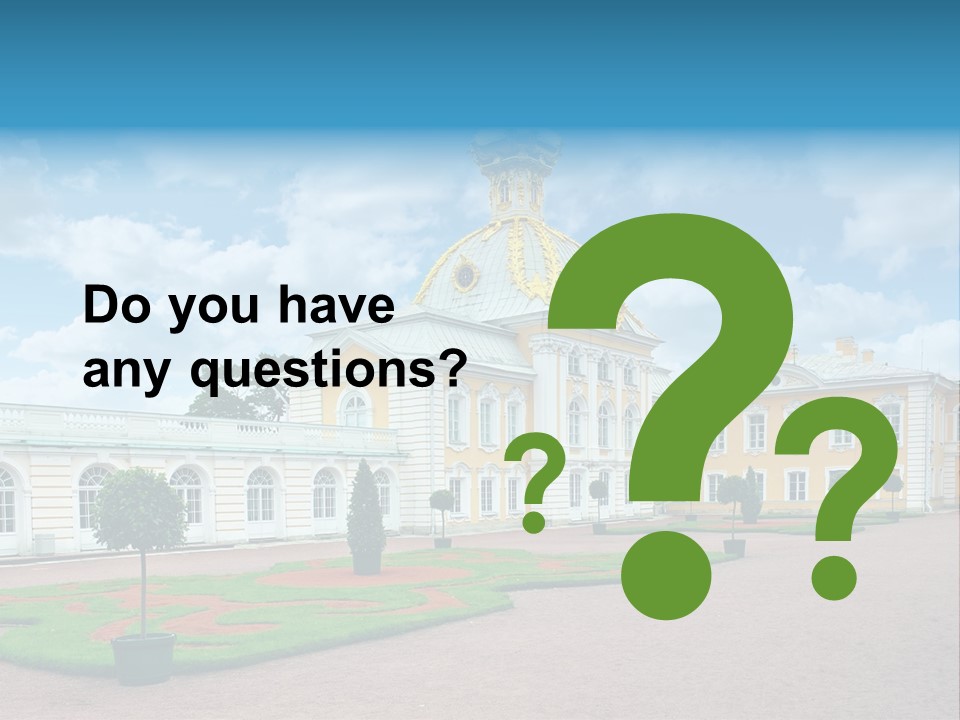 Baroque Golden Balustrade PowerPoint Template