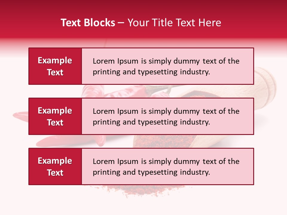 White Condiment Vivid PowerPoint Template