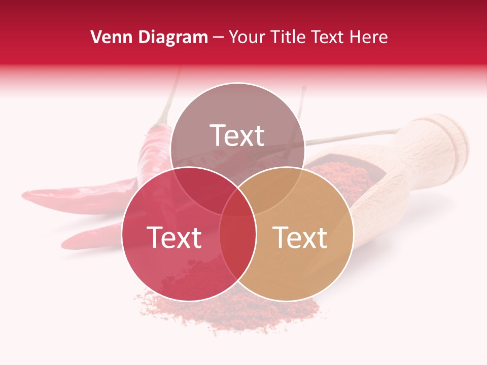 White Condiment Vivid PowerPoint Template