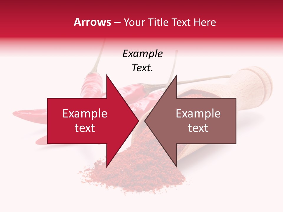 White Condiment Vivid PowerPoint Template