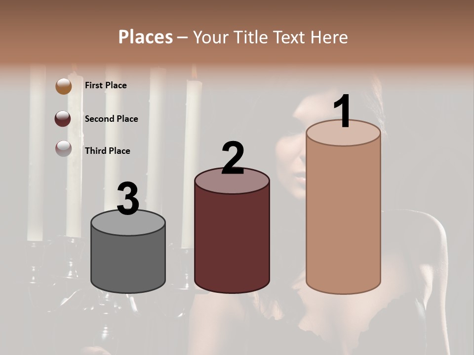 Make Up  Lady PowerPoint Template