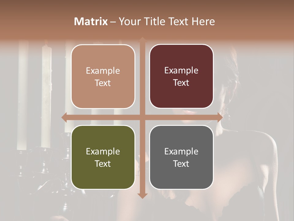 Make Up  Lady PowerPoint Template