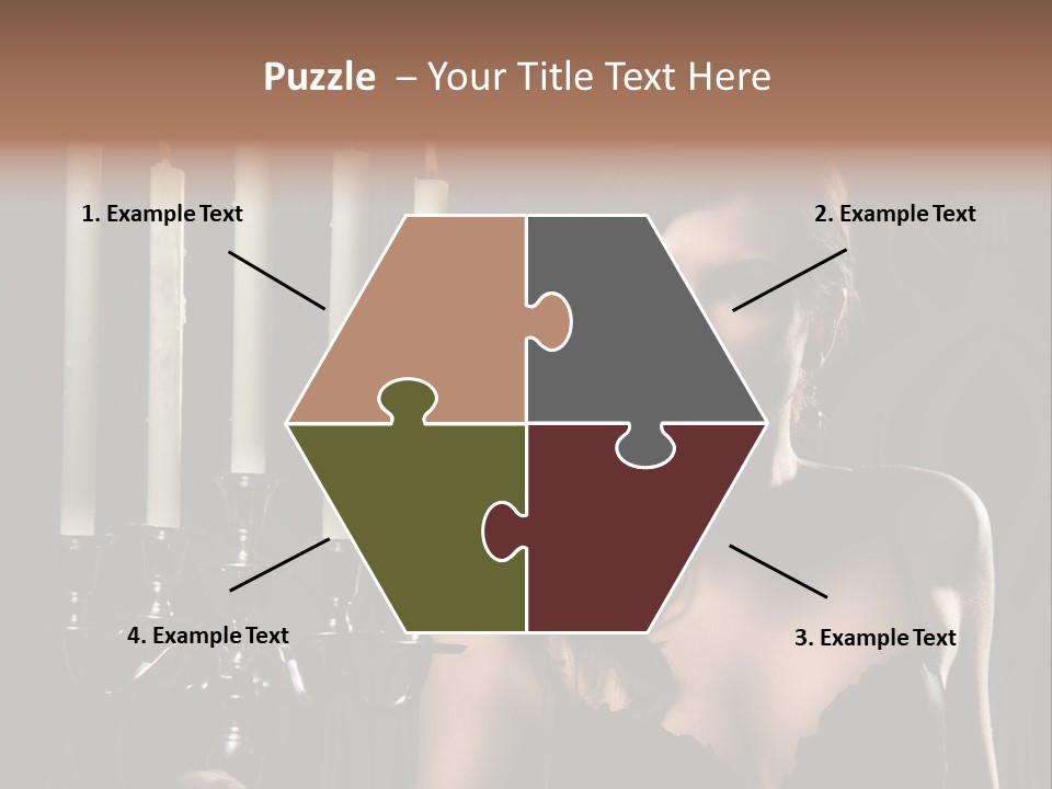 Make Up  Lady PowerPoint Template