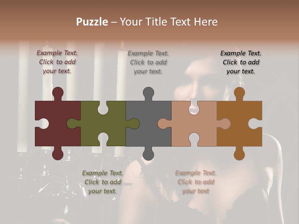 Make Up  Lady PowerPoint Template