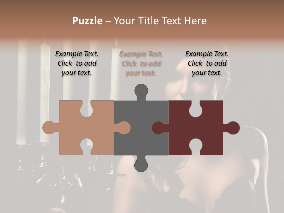 Make Up  Lady PowerPoint Template