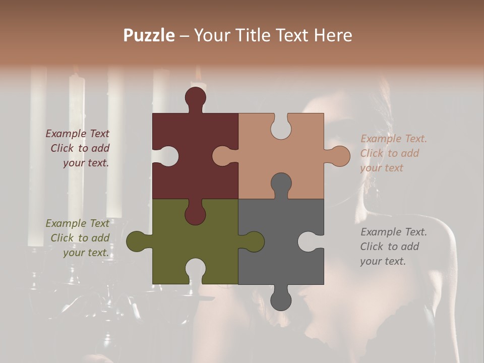 Make Up  Lady PowerPoint Template