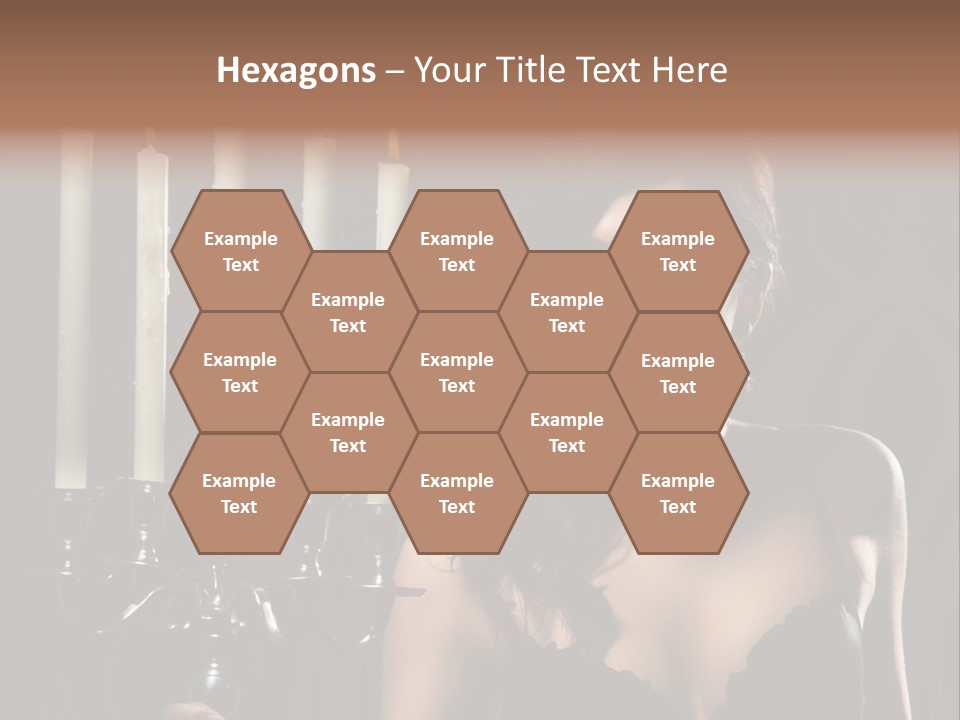 Make Up  Lady PowerPoint Template