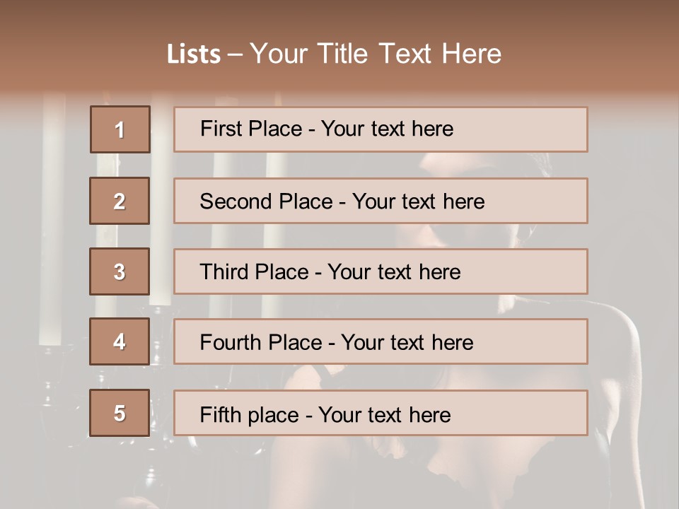 Make Up  Lady PowerPoint Template