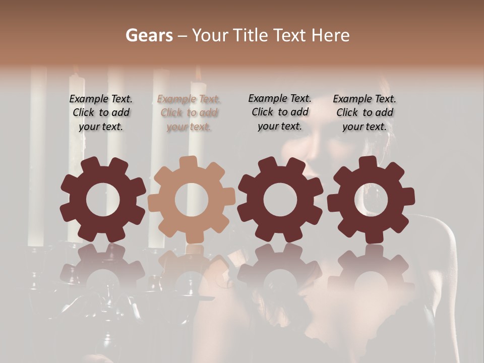 Make Up  Lady PowerPoint Template