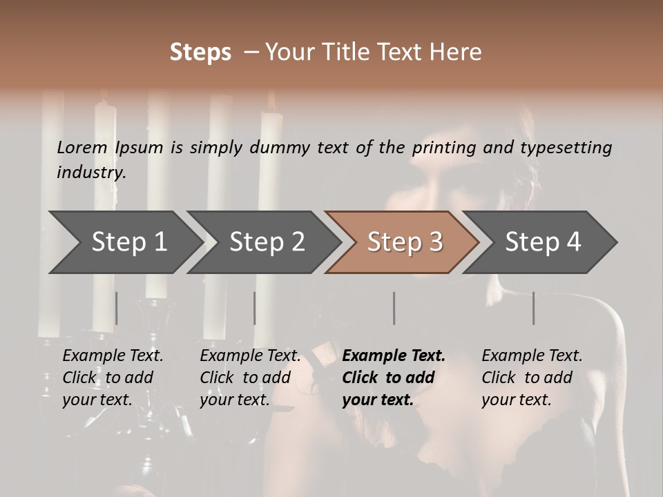 Make Up  Lady PowerPoint Template