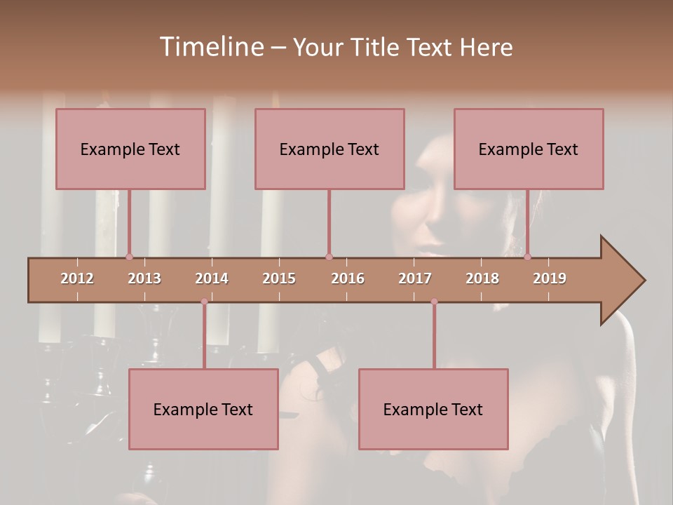 Make Up  Lady PowerPoint Template