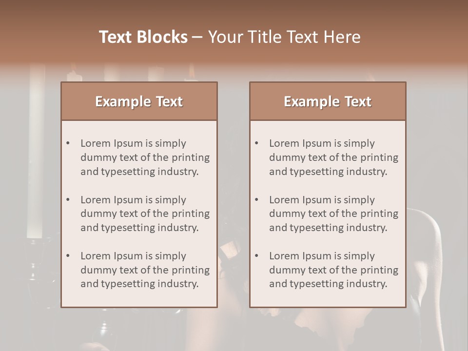 Make Up  Lady PowerPoint Template