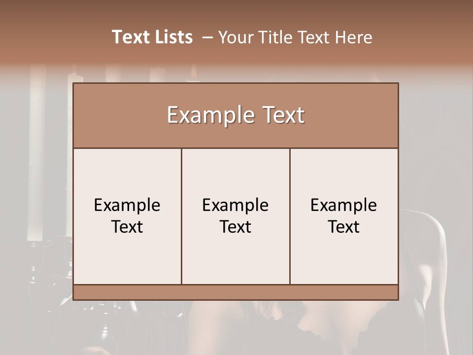Make Up  Lady PowerPoint Template