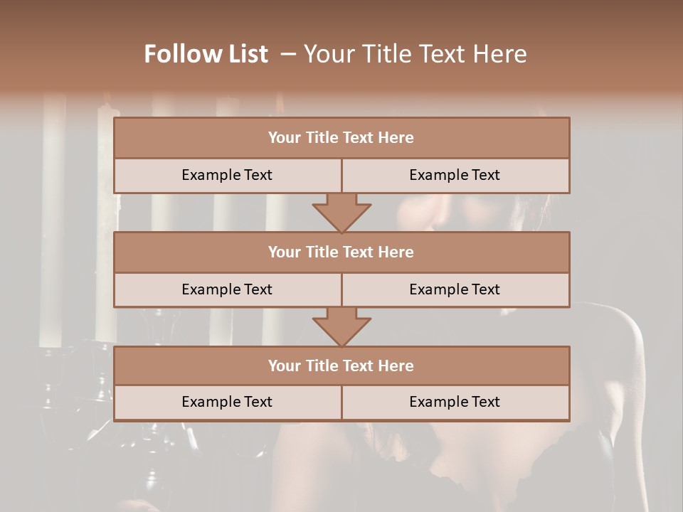 Make Up  Lady PowerPoint Template