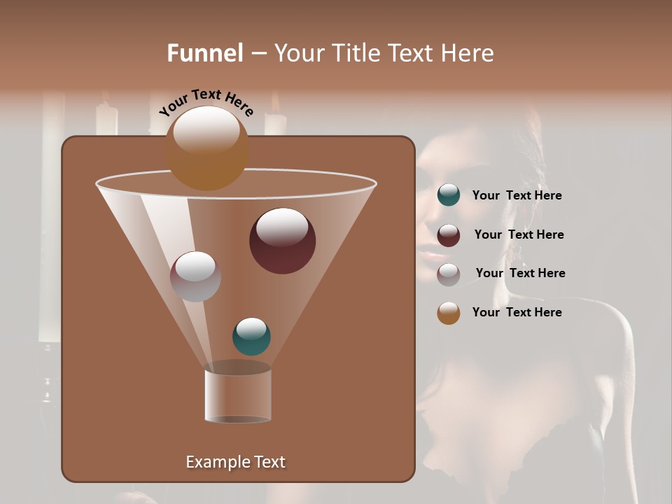 Make Up  Lady PowerPoint Template