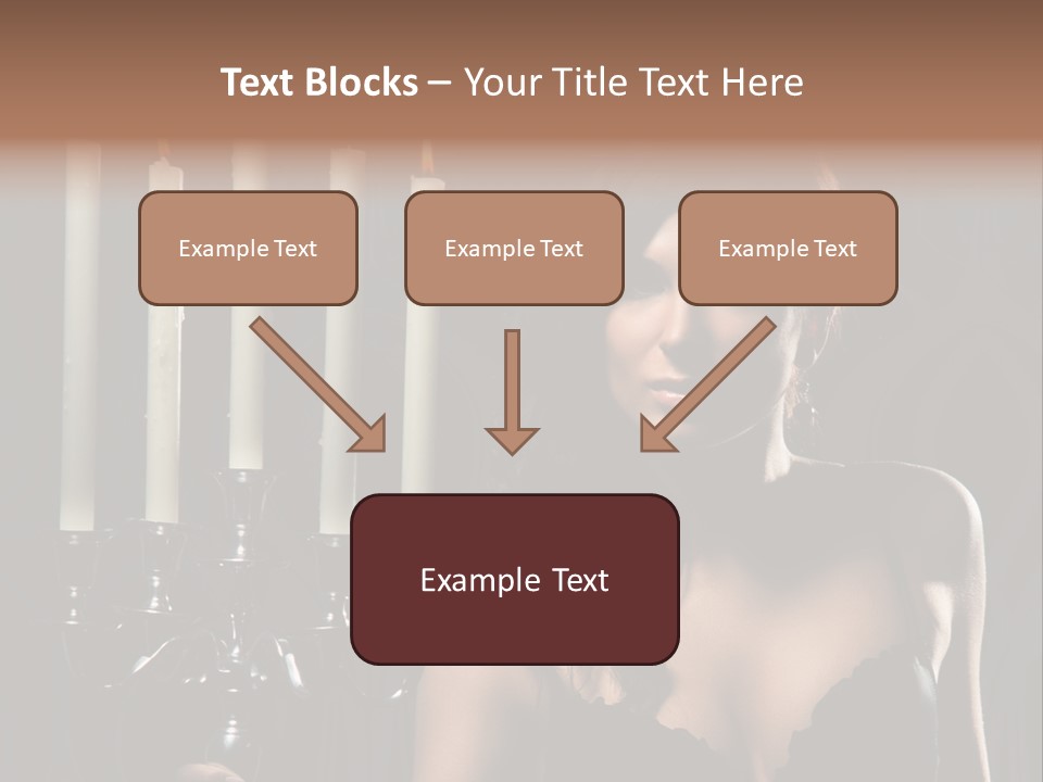 Make Up  Lady PowerPoint Template