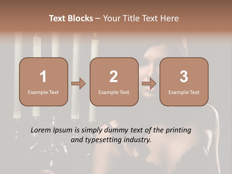 Make Up  Lady PowerPoint Template