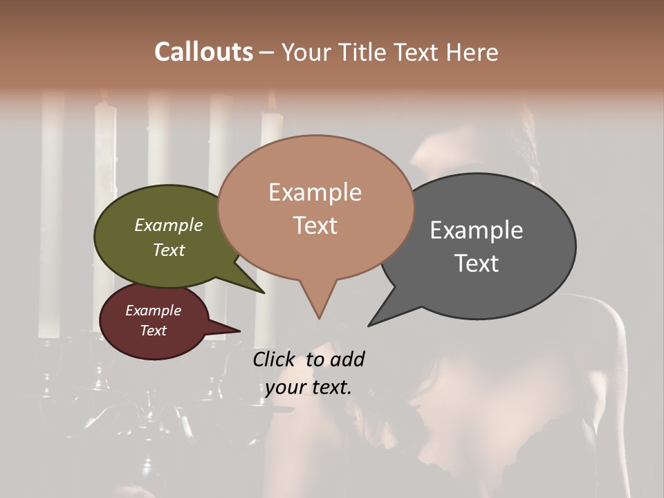 Make Up  Lady PowerPoint Template