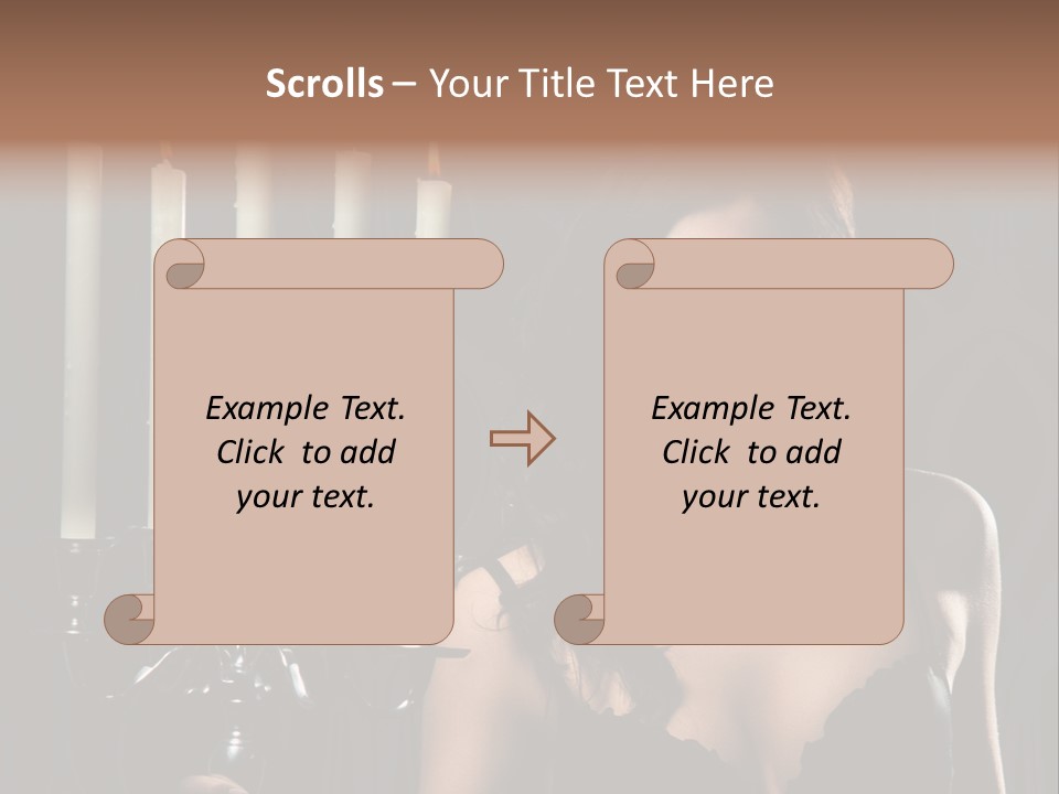Make Up  Lady PowerPoint Template