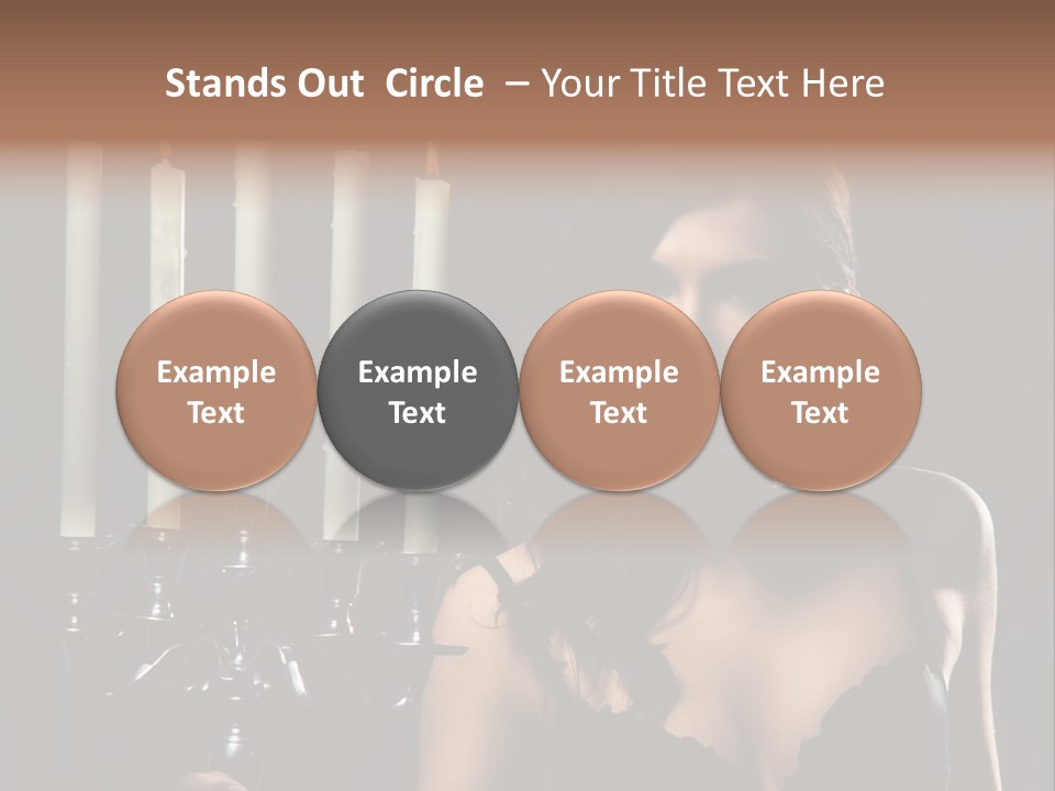 Make Up  Lady PowerPoint Template