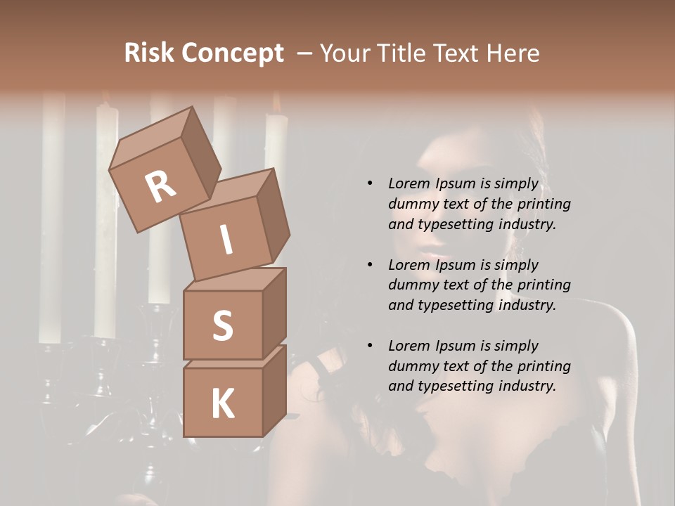 Make Up  Lady PowerPoint Template