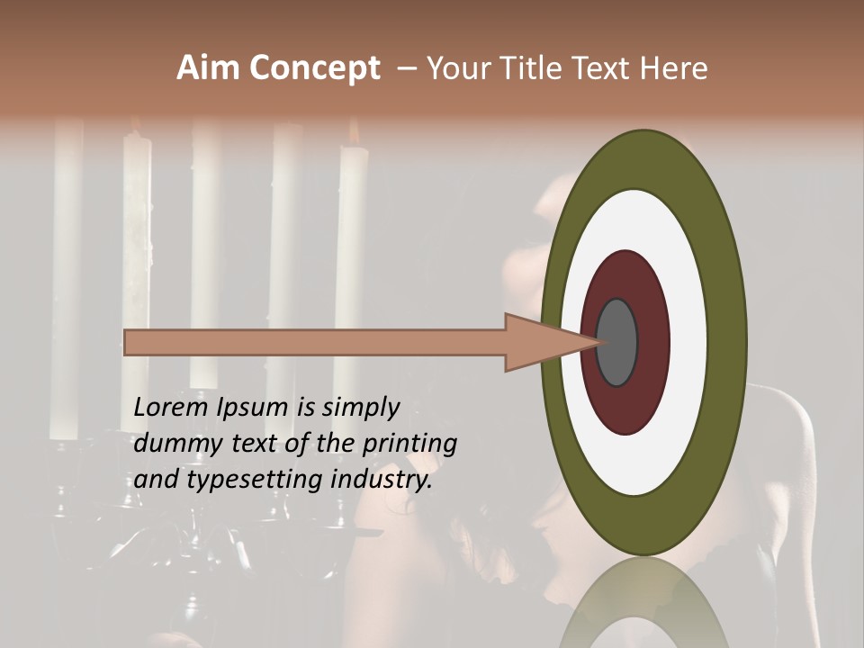 Make Up  Lady PowerPoint Template