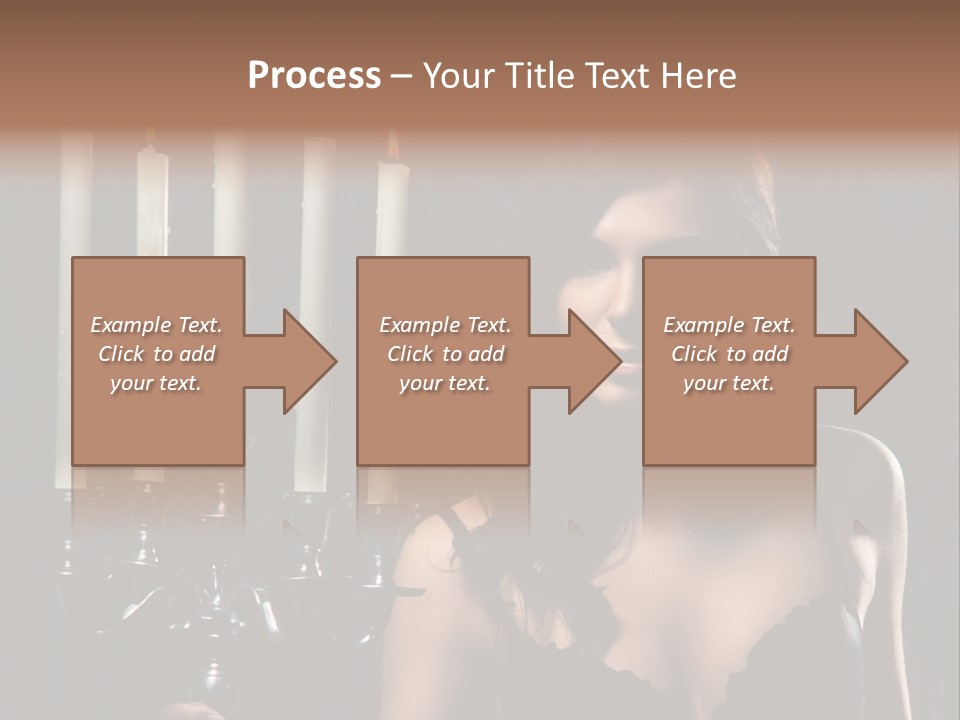 Make Up  Lady PowerPoint Template